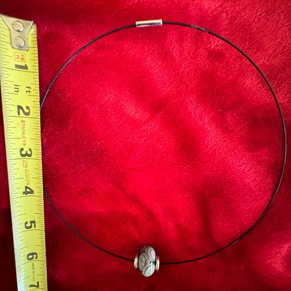 Circle colar style beaded necklace - Picture 5 of 7